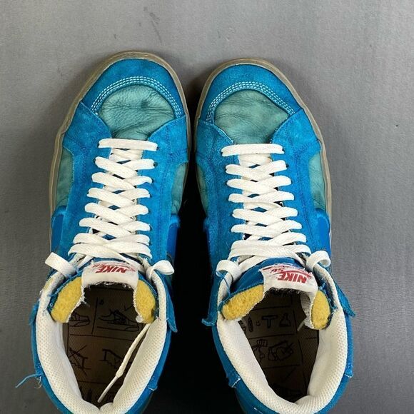 Nike  ZOOM BLAZER MID PREMIUM PLUS SB 'TEAL GUM' sneaker shoes mens size 10 - Picture 6 of 8